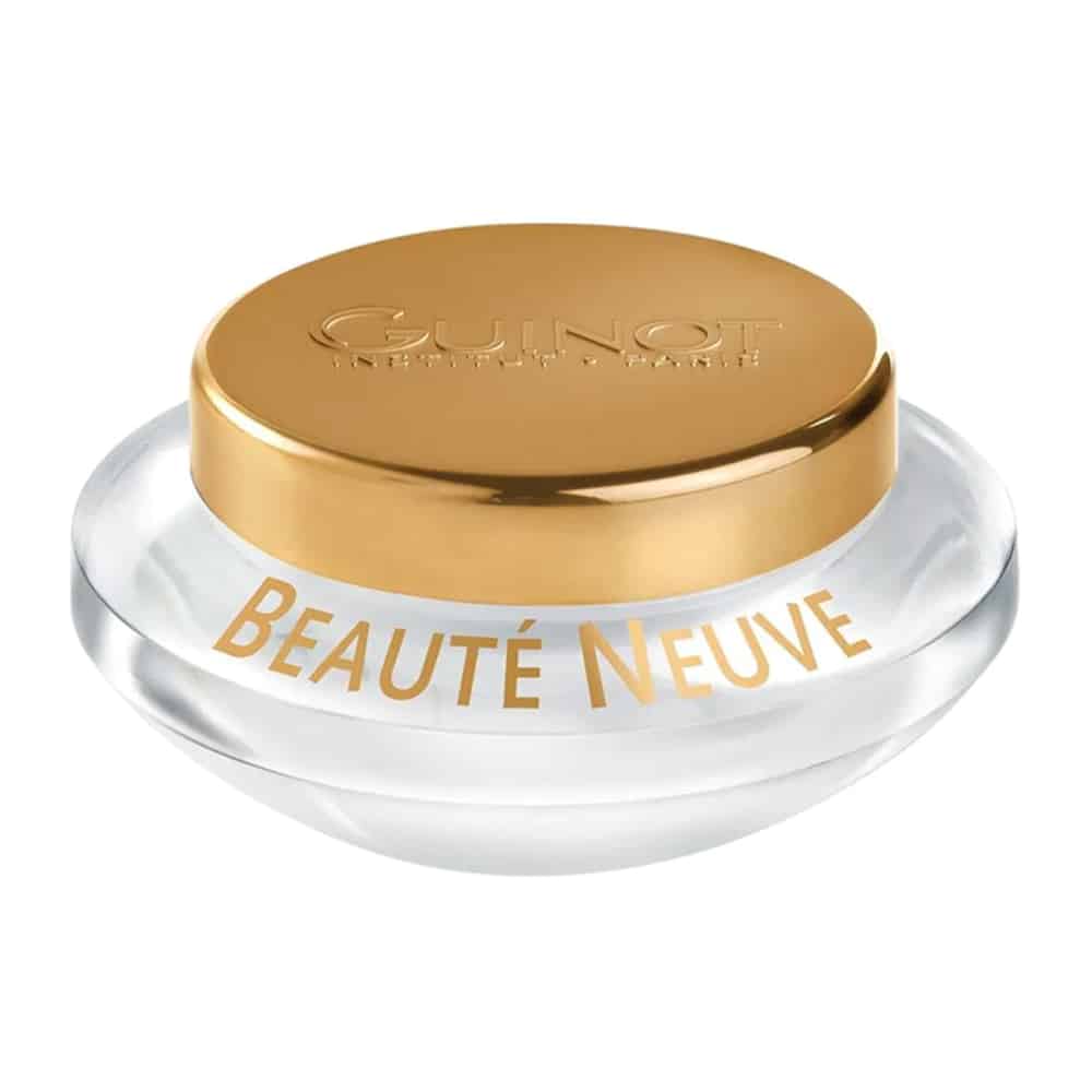 Crème Beauté Neuve Glas Tiegel mit goldenem Deckel